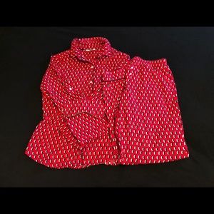Victoria’s Secret Red Penguin PJ Set S